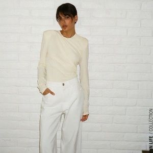 ZARA DRAPED BODYSUIT❤️